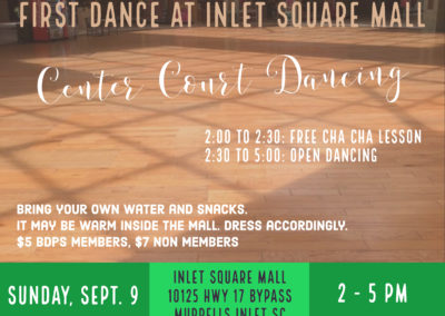Dance at Inlet Square Mall in Murrell's Inlet on Sunday, Sept. 9