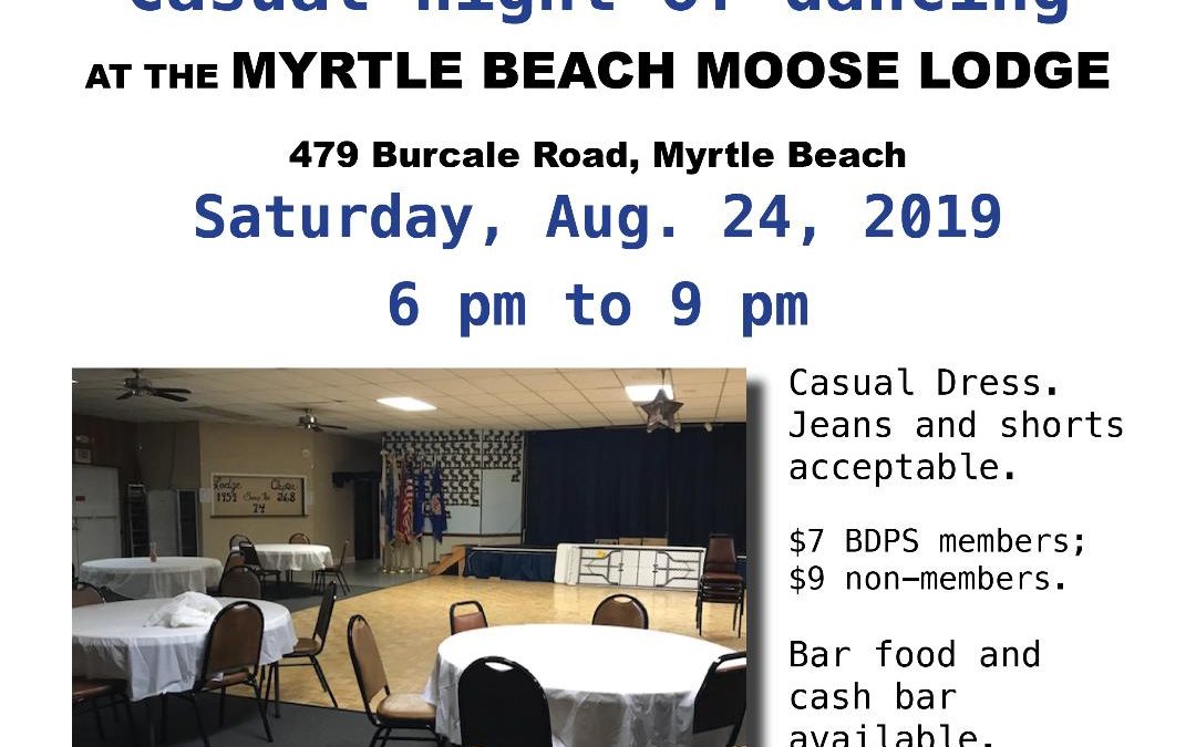Dancing at Myrtle Beach Moose Club